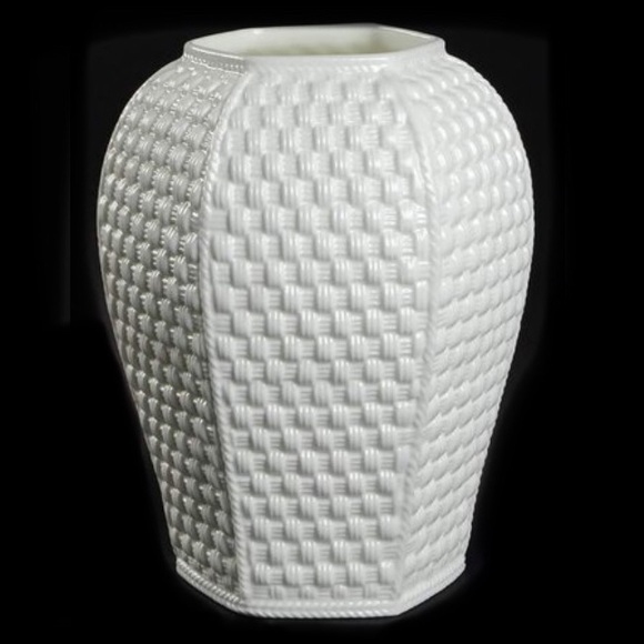 Tiffany & Co. Accents Tiffany Celtic Basket Weave Fine Bone China Vase Poshmark